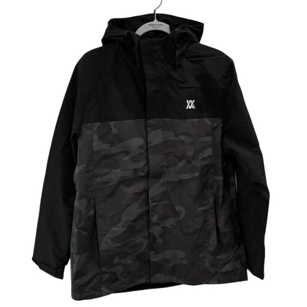 Dixxon Flannel Co Tech Jacket Hooded Windbreaker Camo NWT Large